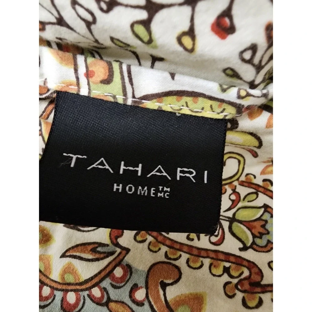 Tahari Home‎  ONE Pillow Sham/Pillowcase 100% Cotton Paisley Floral Bedding